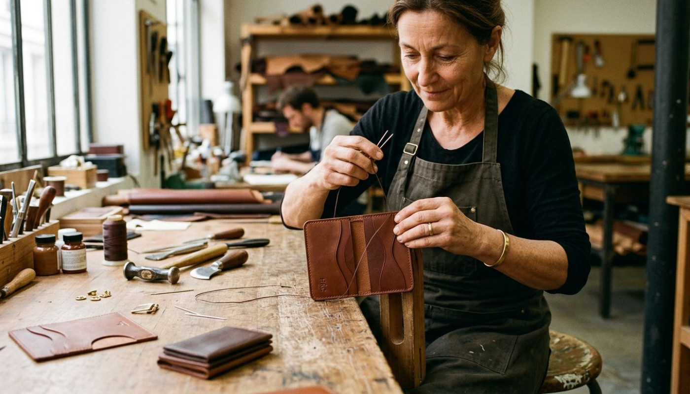 Les dessous insoupçonnés de la fabrication d’un porte-cartes haut de gamme